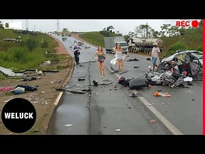 Shocking Moments Of Idiots In Cars Got Instant Karma | Car Crashes Compilation 2025