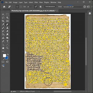 How to remove the text on four methods in photoshop | Photoshop tips and tricks