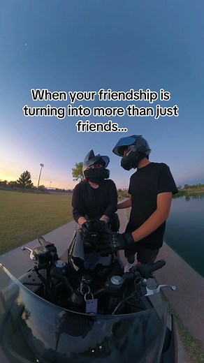 When your friendship is turning into more than just friends... Eye contact, Gets nervous, Pulls me back