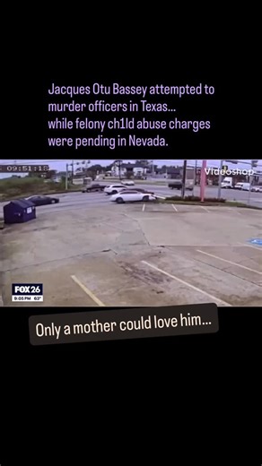 Houston, TX🚔 #police #crime #cops #texas #houston •Jacques Otu Bassey was charged w/ 13 felonies involving minors in Nevada. •He pled GUILTY. •While awaiting sentencing Bassey fled to Houston & attempted to murder police officers⬇️ •Bassey fled a traffic stop, crashed & fired at officers. •Officers returned fire & injured the prick. *Bassey now facing Attempted Capital Murder charges in Texas. | Police.Law.News