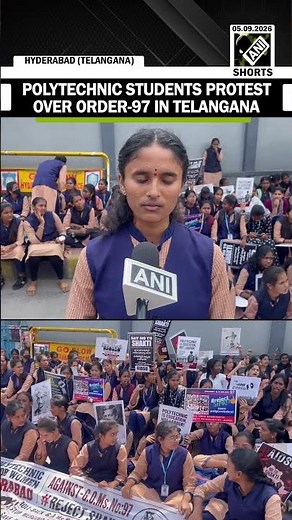 Hyderabad: Polytechnic students protest, demand withdrawal of Telangana Govt’s Order-97