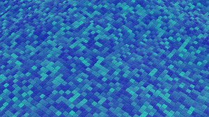 Blue abstraction.Design. The blue picture shimmers and moves like waves in 3D format.