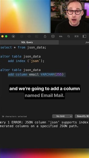 Index JSON in MySQL in less than 1 minute