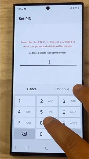 Set PIN Lock on Android 🔒