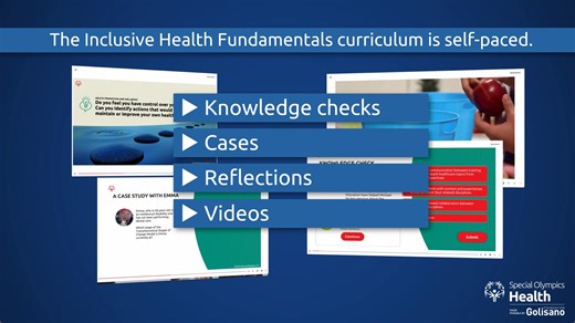 Special Olympics is excited to announce the launch of The Golisano Foundation School of Health Sciences—Special Olympics dedicated e-learning portal! 🎉 The foundational course, 𝑰𝒏𝒄𝒍𝒖𝒔𝒊𝒗𝒆 𝑯𝒆𝒂𝒍𝒕𝒉 𝑭𝒖𝒏𝒅𝒂𝒎𝒆𝒏𝒕𝒂𝒍𝒔, is a free training designed for clinicians, current clinical students, and non-clinical practitioners, and features five modules that can be easily integrated into classrooms or taken as a self-paced class. Modules include: 🔹 Introduction to Intellectual and Deve