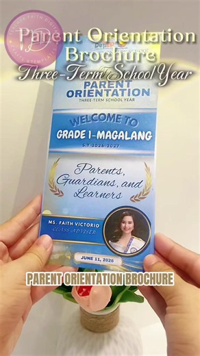 Teachers, ready na ba for the first parent orientation? 👀 One less thing to worry about—our editable trifold brochure template is here! Kindergarten & Grade 1–3 are now available! 🤍 #brochure #back2school #teachersoftiktok #depedteacher