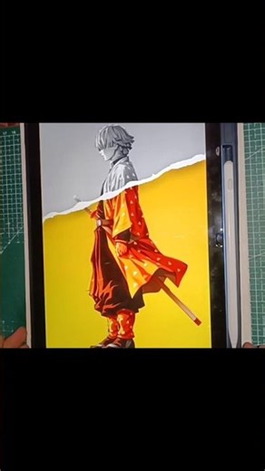 zenitsu /demom slayer//tutorial#trending #animation