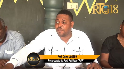 Pati Politik "Rassemblement des Démocrates pour la République (RDR)" soutni chwa ansyen minis enteryè-a Audain Fils BERNADEL kòm premye minis pou dirije tranzisyon aprè 7 Février 2026. Journaliste: Jennyfer Pyram Caméraman: Benoit Roodelson | Radio Tele Ginen