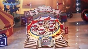 498 reactions · 76 shares | With the music 'Wind and Moon' playing slowly, this whole DIY musix box kit just like a vibrant stage play. Challenge yourself by assembling all the pieces together and build this Tilt-A-Whirl music box wooden puzzle kit with your own hands! | ROKR | Facebook