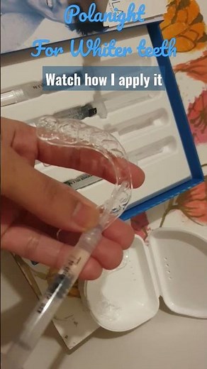 POLANIGHT Advanced Tooth Whitening System *How I apply it on my Invisible retainers