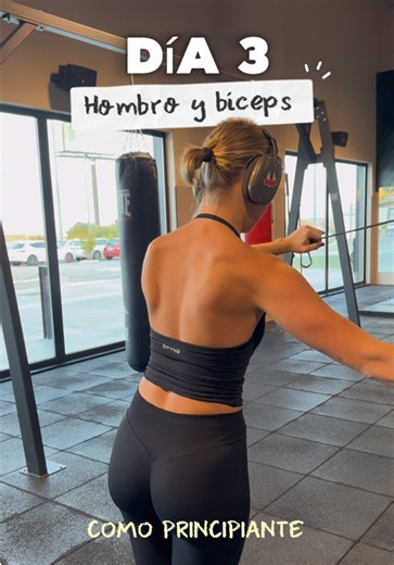 Entrenamiento de fuerza para brazos y hombros