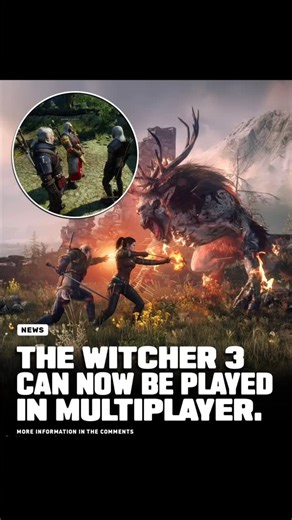 The_J O N A H_Gaming on Instagram: "🧙‍♂️✨ The Witcher Online mod lets multiple players share the same world in The Witcher 3: Wild Hunt, seeing each other’s gear, movement, and emotes in real time 🌍⚔️ but it is more about social exploration than true co op gameplay. #news #viral #gaming #gamingcommunity #theJonahGaming"