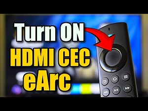 How to Turn On HDMI-CEC ARC / eARC on Amazon Fire TV (Easy Method)