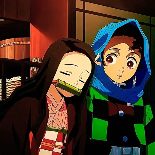 Nezuko being the CUTEST character for 11 seconds straight 🎀🥺 #anime