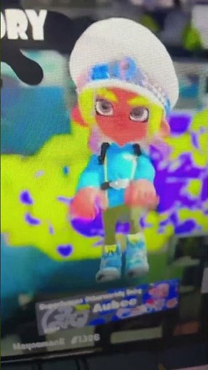 Me and my friends in Splatoon 3 with the routine victory emote (ONCE AGAIN) #splatoon3