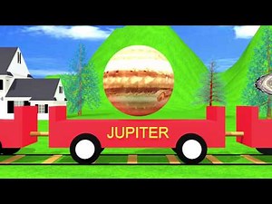 Learn About Planets | Solar System Animation Train