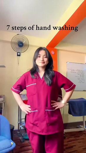 7 Steps of Hand Washing Demonstrated by Trainees