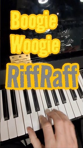 'Boogie Woogie RiffRaff' Licks in C, F and G.