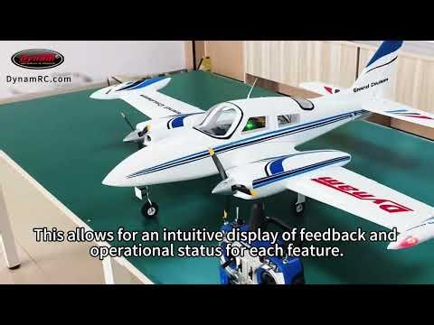 Twin Engine Beauty🔥Dynam Cessna 310 V3 Full 360° + Power Test #rcaircraft #dynamrc #cessnaaircraft