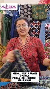 #AIBA #PremiumSeller #Bossnet #Ajrakh #Handblock #ModalSilk #ModalSilkFabrics #ModalSilkStoles #ModalSilkSuits #ModalSilkAjrakh #ModalSilk2PCsets #ModalSilkStolesTop #MadeinAjrakhpur #SupportsmallArtistians #SupportLocal Hello Everyone !!! This is Palak Chauhan Rathore from Mumbai, the founder of PriJay Collections. PriJay is exploring the world of Ajrakh which is an ancient block-printing method on textiles that is done using mostly on natural dyes. Trying to showcase exclusive collection direc
