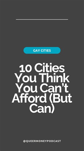David & John Auten-Schneider on Instagram: "Think you can’t retire fabulously? Continue👇 You might think you need a San Francisco paycheck and a Fire Island inheritance to retire fabulously. Not true. Your money goes WAY further than you think if you pick the right city. And retirement isn’t just about saving money. It’s about living well. So our Queer Money Retirement Ratings (QMRR) factors affordability and: ✔️ LGBTQ+ resources ✔️ Healthcare access ✔️ Year-round livability ✔️ Legal safety & p