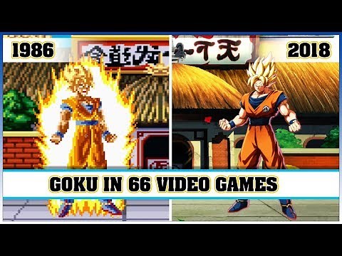 GOKU, the evolution in video games [1986 - 2018]