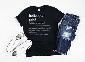 Helicopter Pilot Gift, Helicopter Pilot Shirt, Helicopter Pilot Tshirt, Helicopter Pilot Retirement Gift, Helicopter Pilot Tees - Etsy