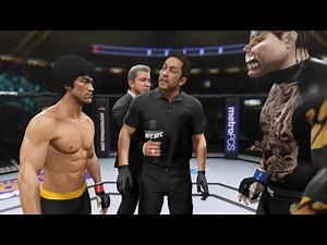 Bruce Lee vs. Dino Crusher (EA Sports UFC 2) - Dragon Fights 🐉