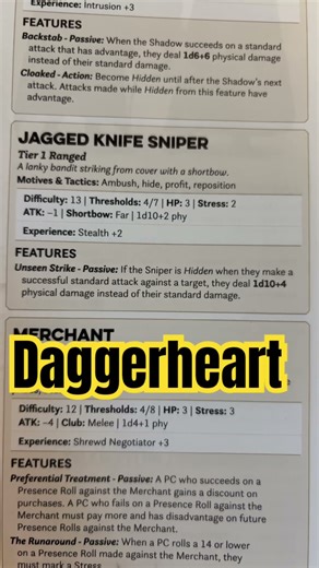 Jagged Knife Sniper #daggerheart