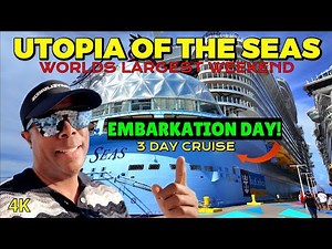 "LOBSTER BUFFET + $4,000 SUITE?! UTOPIA OF SEAS Embarkation Day & Ship Tour.