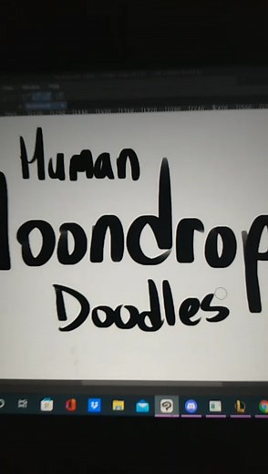 MoonDrop Doodles - Human Version Drawing Process