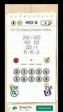 Brain Test: Tricky Puzzles Weekly Challenge, Week - 18 || Walkthrough Solution || #shorts