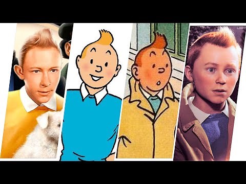 Tintin Evolution in Cartoons, Games & Movies