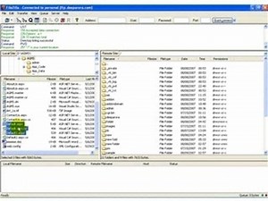 Transfer Files Using FileZilla