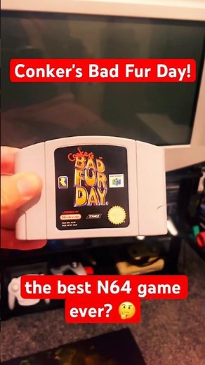 Conker’s Bad Fur Day Acquired! 🐿️ #RetroGaming #N64 #ConkersBadFurDay
