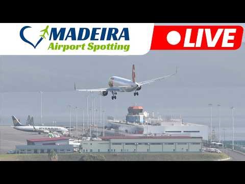 LIVE BIG CROSSWIND Action at Madeira Island Airport 27.02.2026