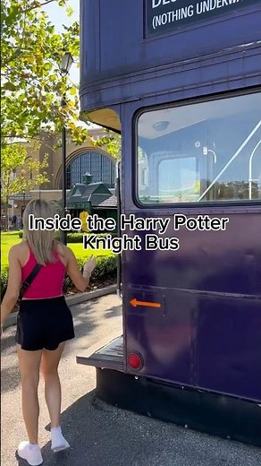 Inside the Harry Potter Knight Bus! #harrypotter