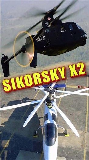A New Era of Helicopter Technology - Sikorsky X2 #shorts #aviation #helicopter