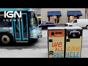 Wi-Fi Garbage Cans Deliver Free Internet to New York City - IGN News