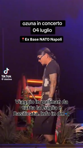 @blackeventspuglia on Instagram: "SABATO 4 LUGLIO 2026 🚌 PULLMAN ORGANIZZATI 🎼ALIEN SOUND FESTIVAL🔥 🎤OZUNA 🎧DON RAFAELO 📍EX BASE NATO NAPOLI 🛣️ SCEGLI LA TUA PARTENZA: - *Minervino di Lecce (€95 ore 05:15) - *Maglie (€95 ore 05:30) - *Lecce (€85 ore 06:00) - *Brindisi (€80 ore 06:30) - *San Vito dei Normanni (€75 ore 07:00) - *San Michele Salentino (€75 ore 07:00) - *Ostuni (€75 ore 07:15) - *Fasano (€65 ore 07:30) - Monopoli (€65 ore 08:00) - Mola di Bari (€60 ore 08:30) - Adelfia (€55 o