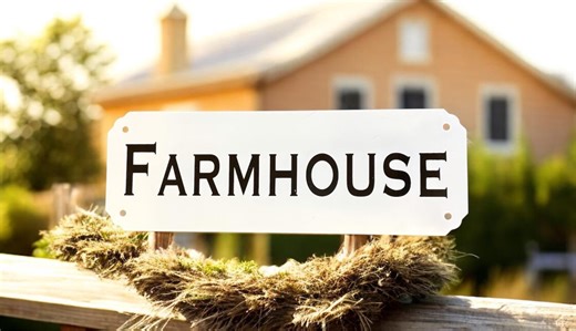 Farmhouse Metal Sign – White Steel Wall Decor With Black Lettering – Rustic Farmhouse Home Accent - Etsy