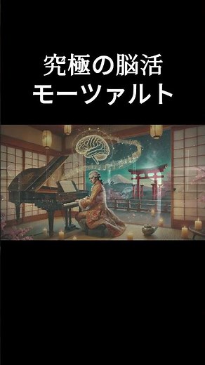 🎵 モーツァルト効果で究極の脳活！クラシック音楽で集中力アップ 🎼#relaxingmusic #脳活 #クラシック #モーツァルト