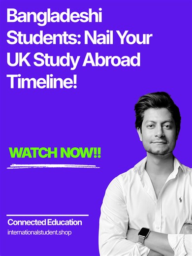 Dreaming of studying abroad? Let’s plan your application timeline! 🎓🗓️ ✅May & September intake tips ✅Step-by-step guidance to stay on track Join Connected Education for expert IELTS, admission & visa support – we’ll guide you from start to finish! 🚀 👉 Link in bio