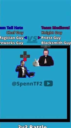 Team Tall Hats vs Team Medieval