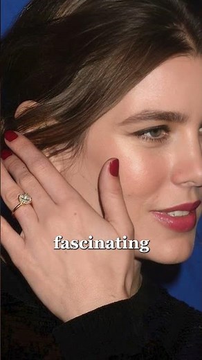 Charlotte Casiraghi Jewelry Collection. Engagement Ring With a Stunning Oval-Cut Diamond