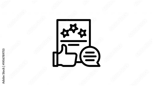 review animated icon