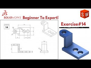 SOLIDWORKS Beginner To Expert Exercise# 14 | Solidworks Beginners Tutorials | #solidworksexercises