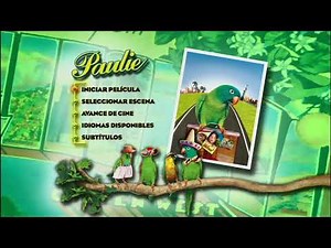 Paulie DVD Menu 2001 en inglés, español y portugués