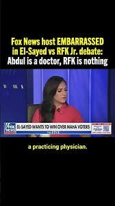 Jessica Tarlov on Abdul El-Sayed: He's an actual doctor. RFK Jr. is nothing