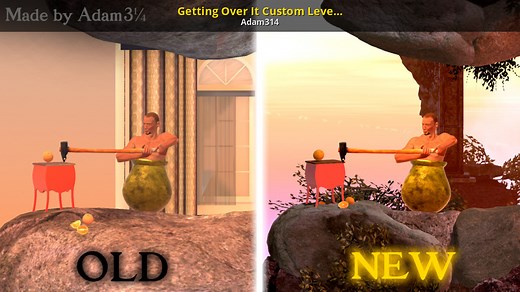 Getting Over It Custom Levels Mod by Jor02 Mod for Getting Over It with Bennett Foddy | GOIWBF Mods